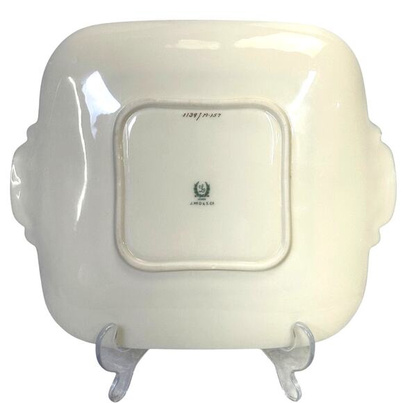 Antique Lenox for J. McD & S. Co 1906-1930 Square 8.75" Handled Serving Plate - Picture 5 of 8